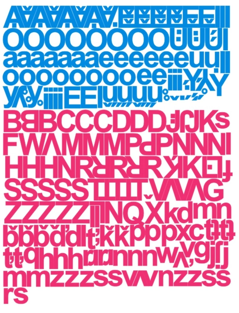 Pohyblivá abeceda MAXI - tiskací písmena