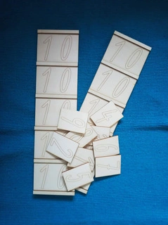 Seguinovy tabulky 10  -  psací číslice