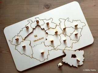 Kraje ČR - vkládačka