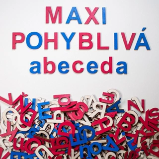 Pohyblivá abeceda MAXI - tiskací písmena