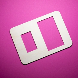 Obdélníky - grafomotorická šablona