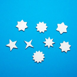 Hvězdy - sada 8 ks