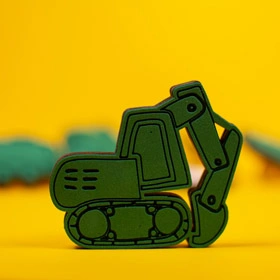 Bagr - pěnové razítko