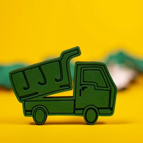 Sklápěčka - pěnové razítko