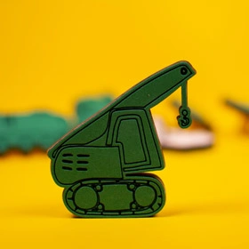 Autojeřáb - pěnové razítko