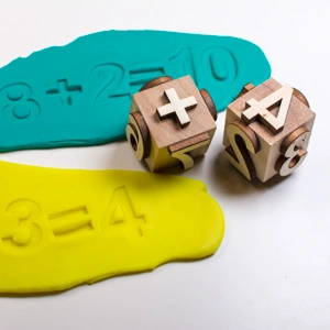 Číslice - obtiskávací kostky