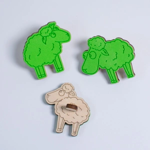 Ovce - pěnová razítka - sada 3 ks