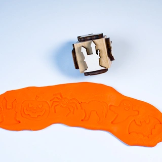 Halloween - obtiskávací kostka