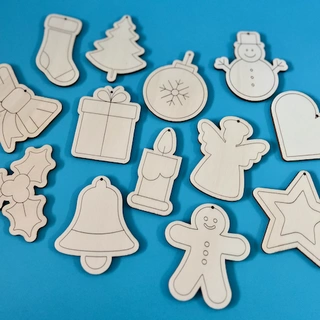 Vánoční ozdoby - sada 14 ks