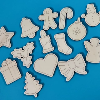 Vánoční výřezy - sada 14 ks