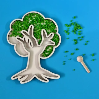 Strom listnatý - tác pro smyslové hraní