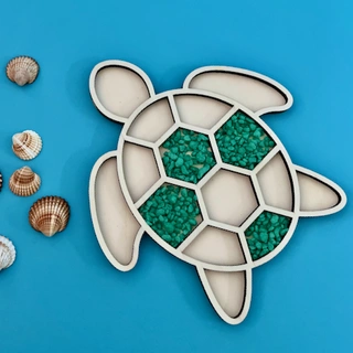 Mořská želva - tác pro smyslové hraní