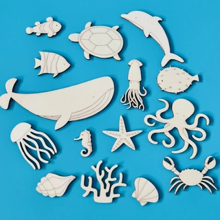 Mořský svět - sada 15 ks