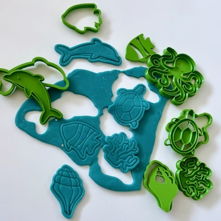 Mořský svět - vykrajovátka - sada 6 ks