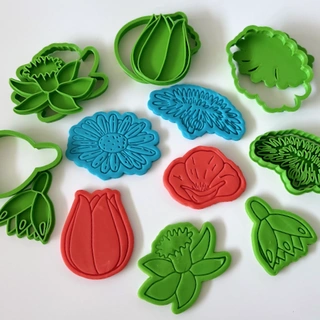 Jarní květiny - vykrajovátka - sada 6 ks