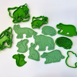 Český les - vykrajovátka - sada 6 ks