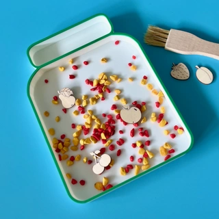 Zavařovací lahev - tác pro mokré smyslové hraní