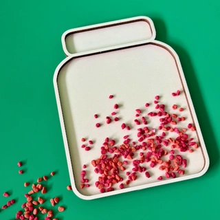 Zavařovací lahev - tác pro smyslové hraní