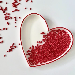 Srdce - tác pro mokré smyslové hraní