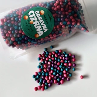 Barevná cizrna metalická - jednorožčí mix 500g 