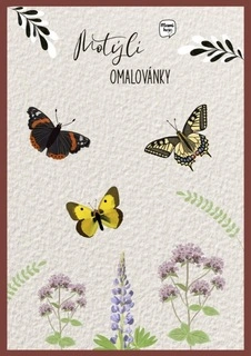 Motýlí omalovánky - digitální materiál