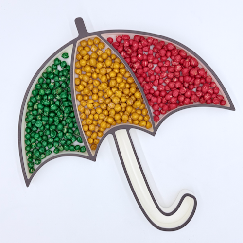 Deštník - tác pro mokré smyslové hraní