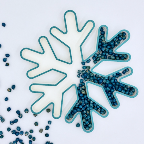 Vločka - tác pro mokré smyslové hraní