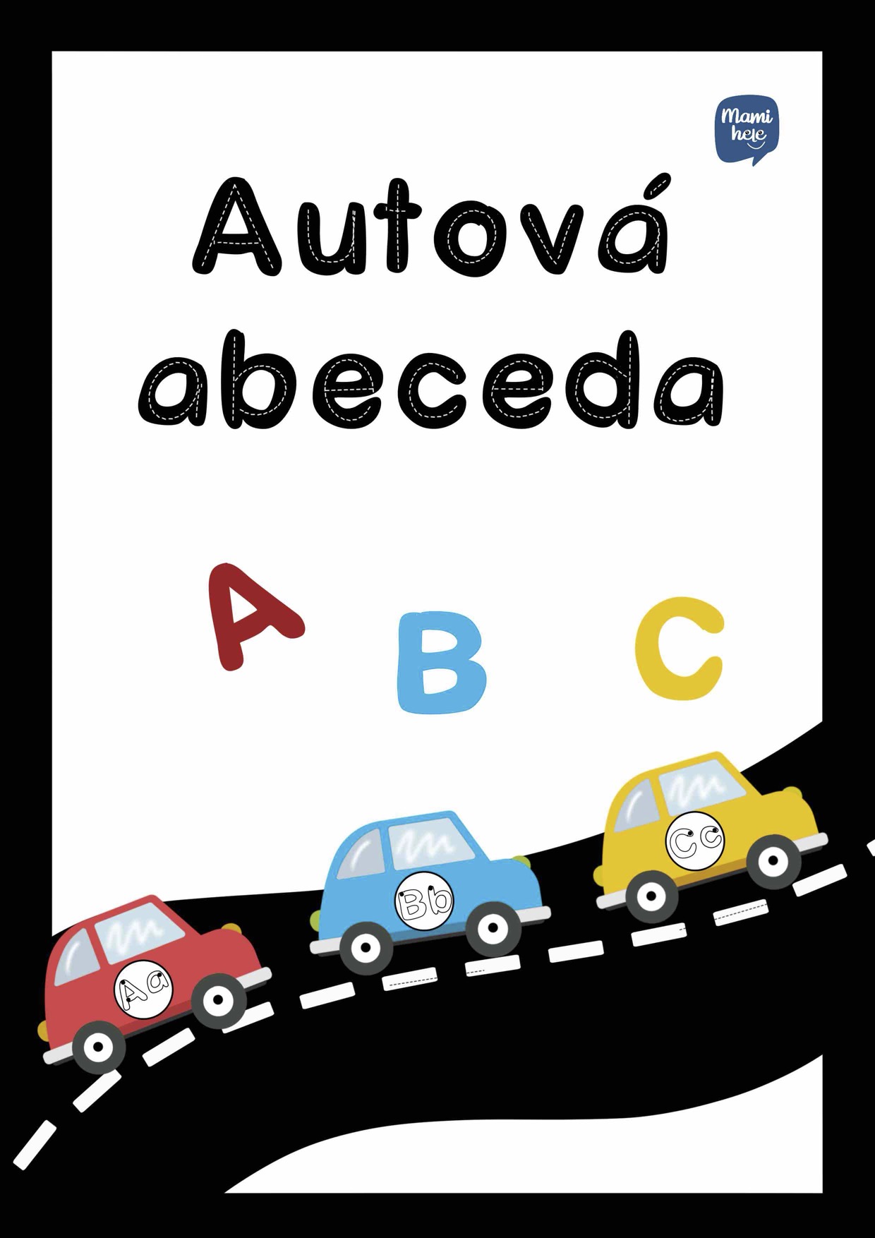 Autová abeceda - digitální materiál