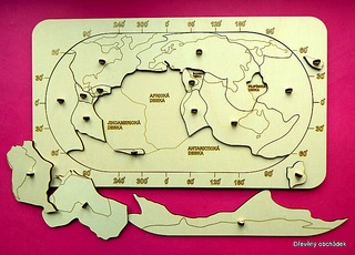 Litosférické desky - vkládačka