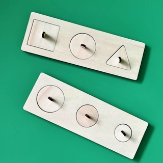 Geometrické tvary - vkládačky