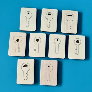 Klíče jednotlivé - vkládačka