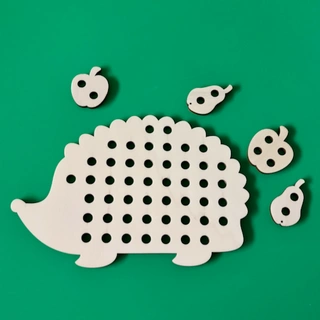 Ježek s ovocem - provlékačka