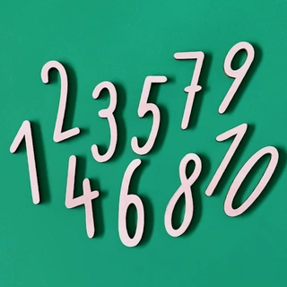 Psací čísla - bez koleček