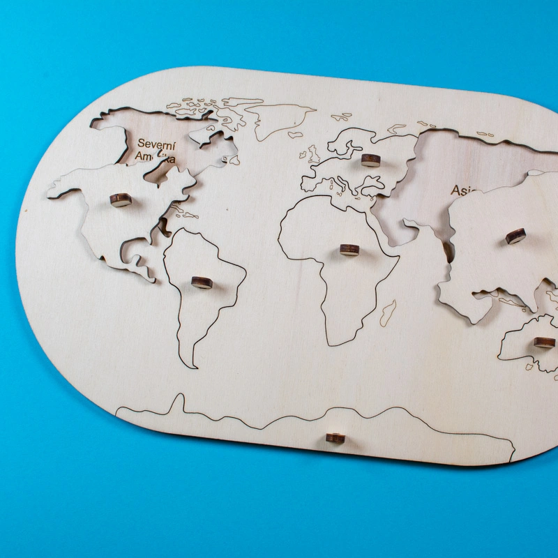 Kontinenty - vkládačka