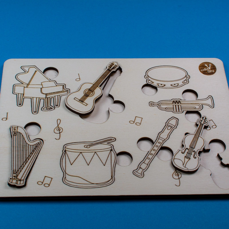 Hudební nástroje - vkládačka