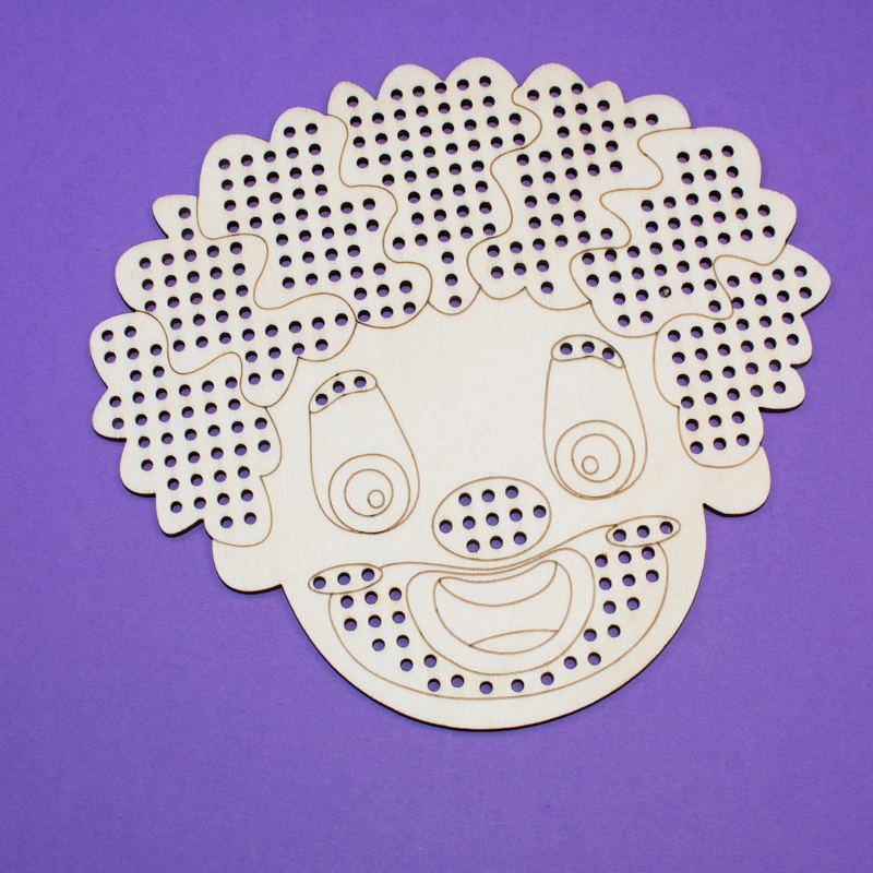 Klaun - vyšívací deska