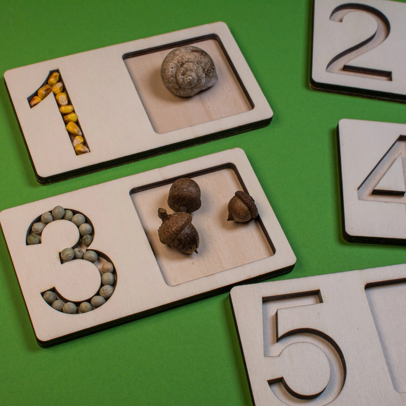 Třídící tácky - čísla 1-5