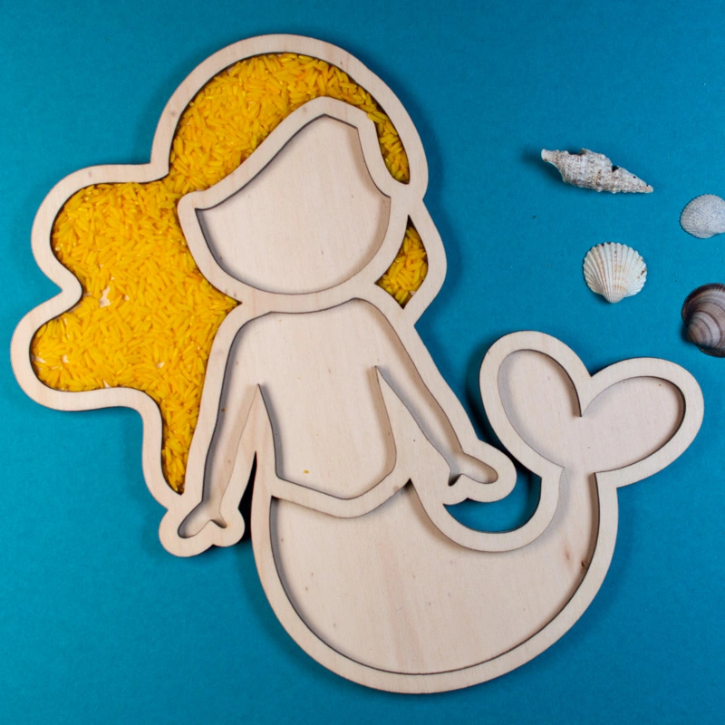 Mořská panna - tác pro smyslové hraní