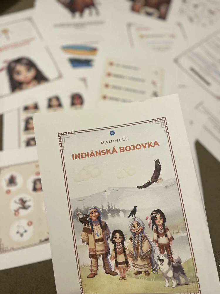 Indiánská bojovka - digitální materiál