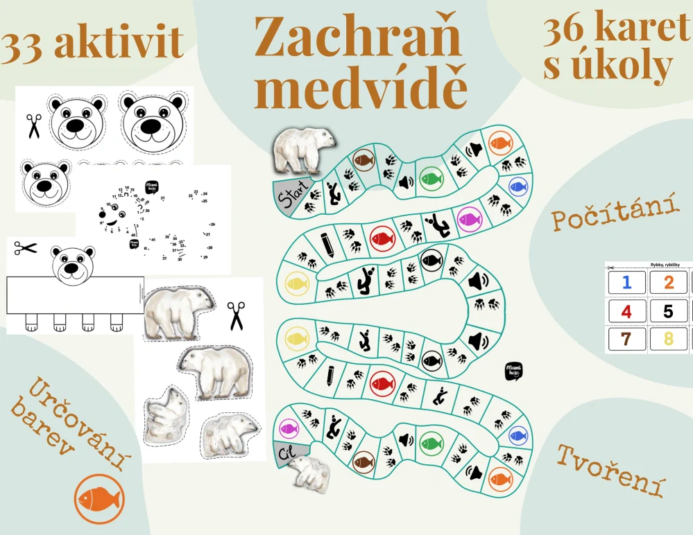 Lední medvěd - digitální materiál