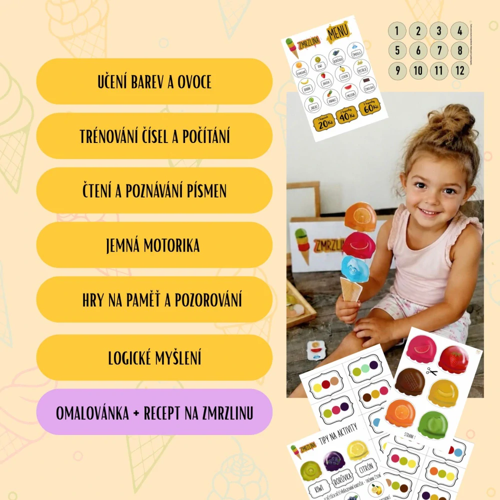 Zmrzlinohraní - digitální materiál
