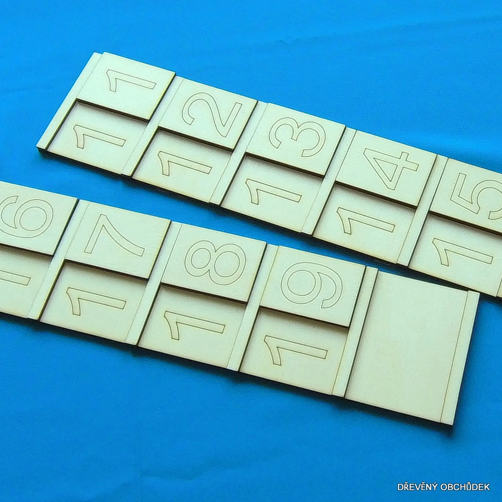 Seguinovy tabulky 10 - tiskací číslice