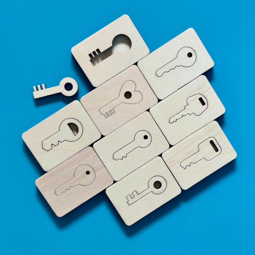 Klíče - vkládačka