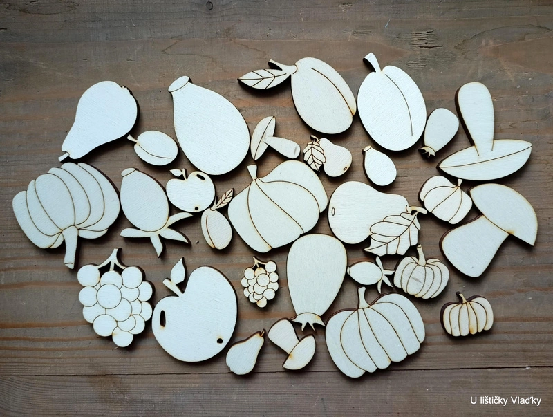 Sada pro výrobu pěnových razítek - PODZIMNÍ OVOCE