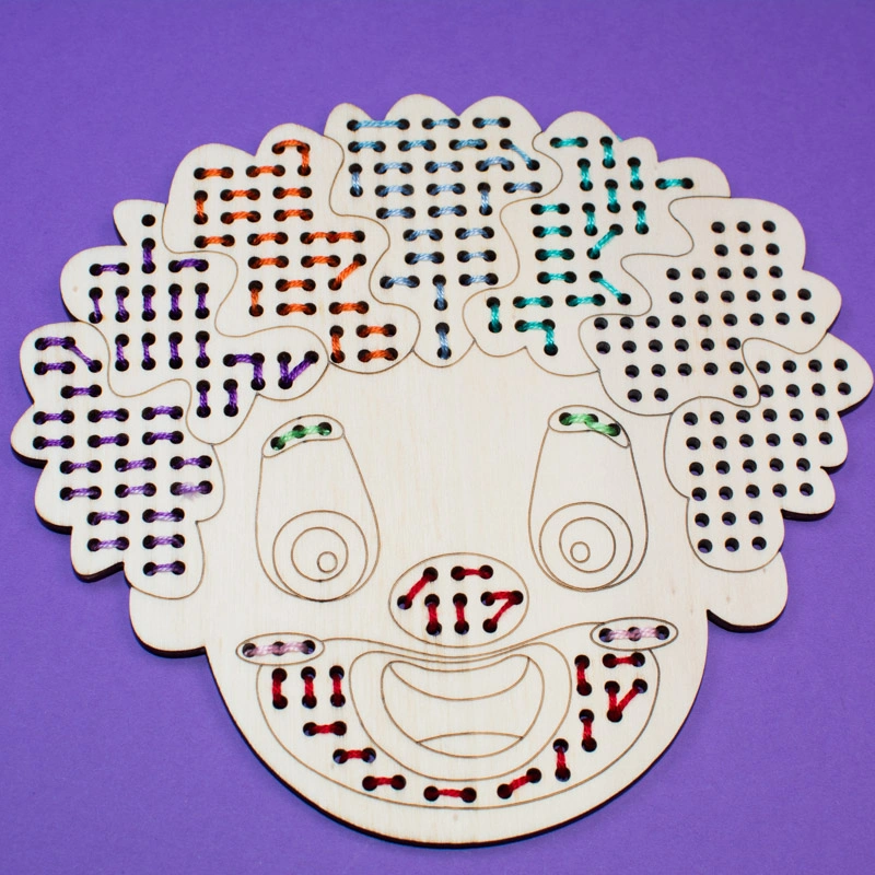 Klaun - vyšívací deska