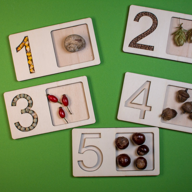 Třídící tácky - čísla 1-5