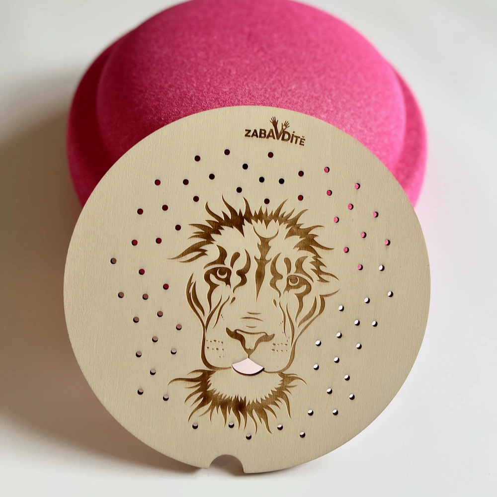 Vkládací deska do balančního kamene - Lev