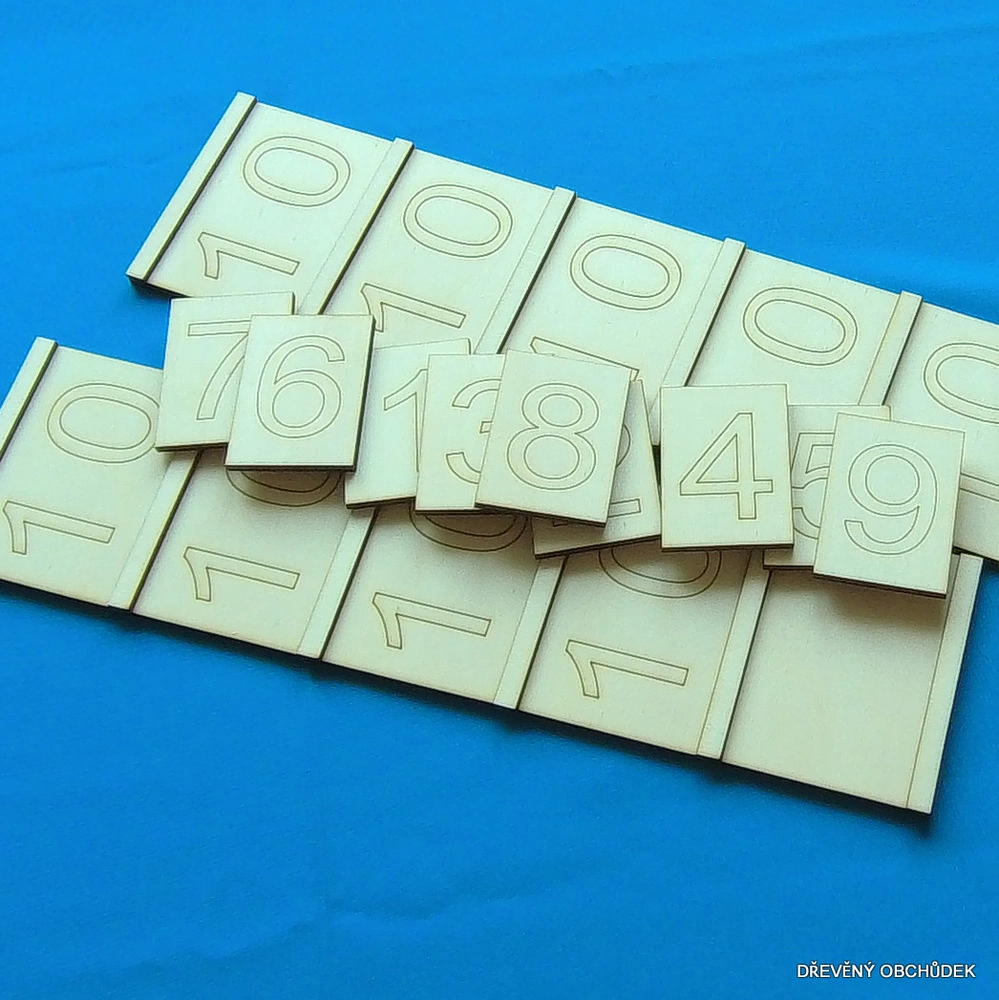 Seguinovy tabulky 10 - tiskací číslice