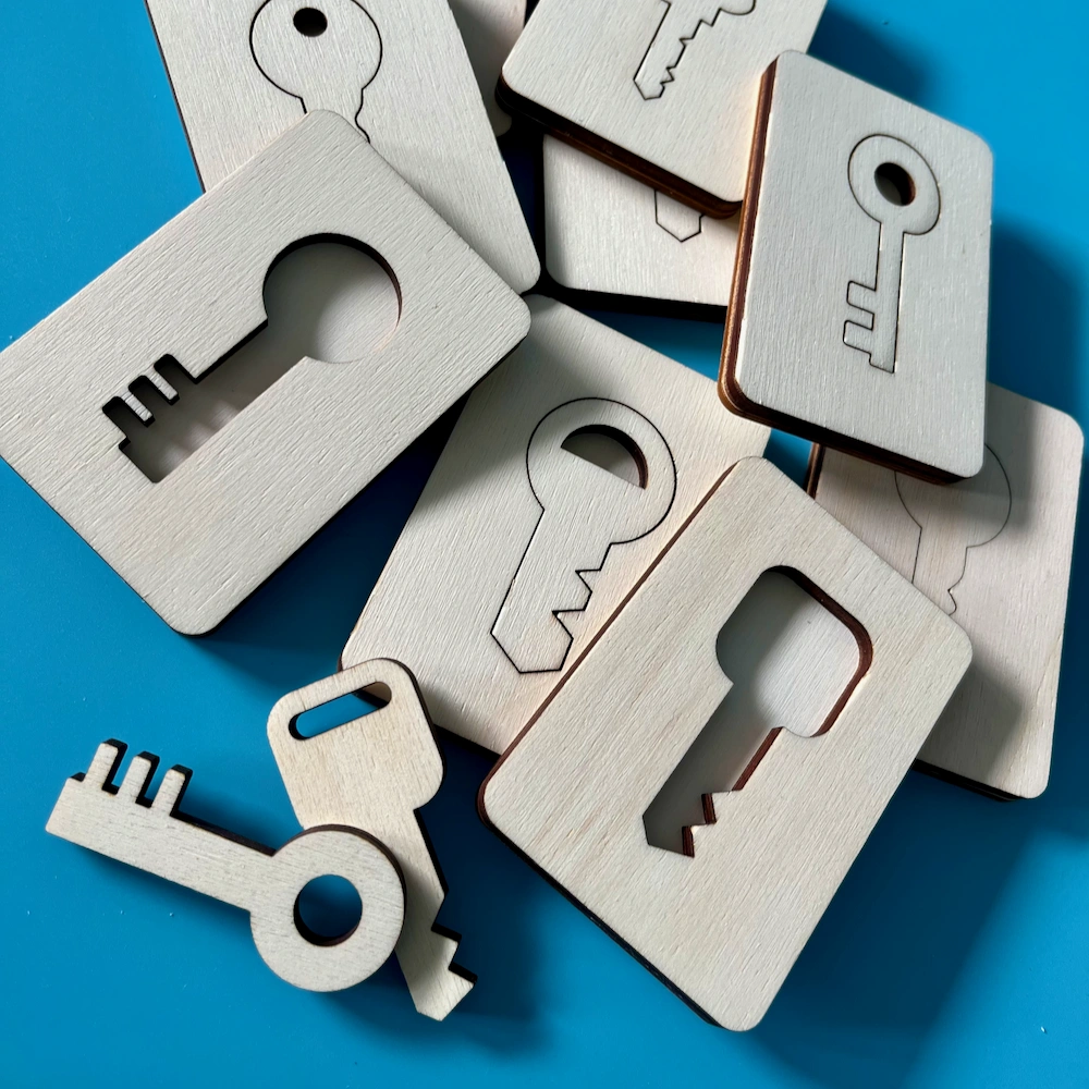 Klíče - vkládačka