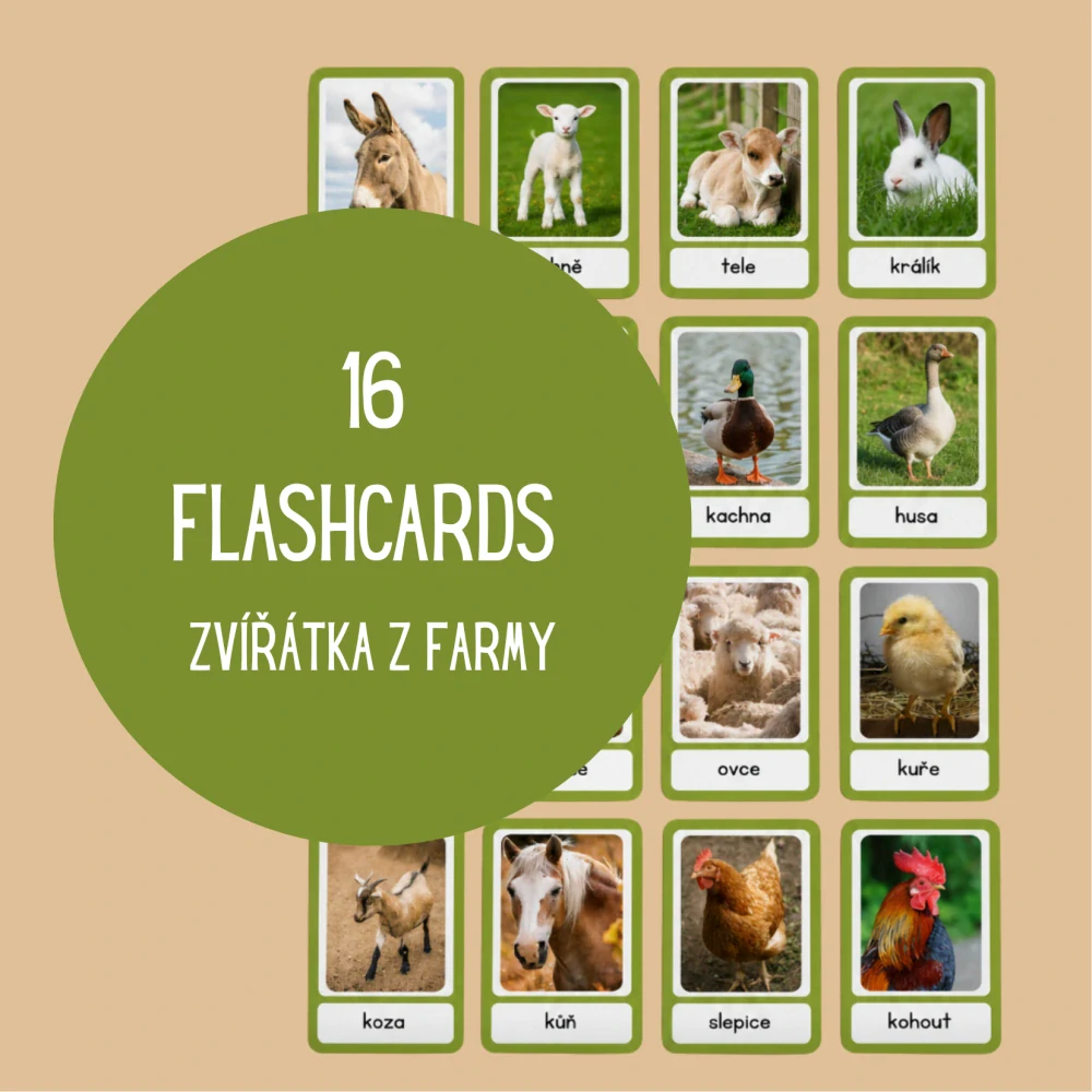 Zvířátka z farmy - digitální materiál